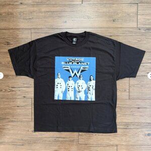 Weezer Voyage to the Blue Planet 2024 Tour Graphic T Shirt Black 2XL
